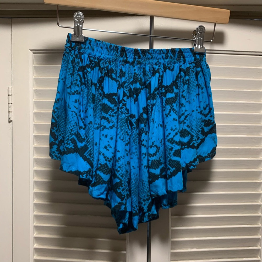 Indah Bee Shorts in Blue Python